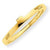 14k Yellow Gold Polished Wedding Band