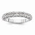 14k White Gold Anniversary Wedding Band