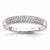 14k White Gold Fancy Diamond Ring