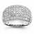 14k White Gold Fancy Diamond Ring