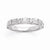 14k White Gold Diamond Wedding Band