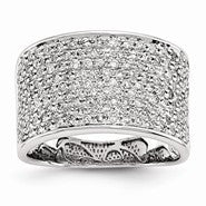 14k White Gold Diamond Fancy Ring