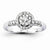 14k White Gold Diamond Ring