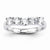 14k White Gold Diamond Wedding Band