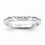 14k White Gold Diamond Wedding Band