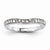 14k White Gold Diamond Wedding Band