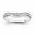 14k White Gold Diamond Wedding Band