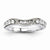 14k White Gold Diamond Wedding Band