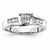 14k White Gold Diamond Ring