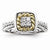 14k Two-tone Diamond Ring