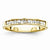 14k Yellow Gold Diamond Band Ring