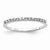 14k White Gold Diamond Band Ring