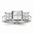 14k White Gold Diamond Engagement Ring