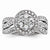 14k White Gold Diamond Engagement Ring