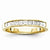 14k Yellow Gold Diamond Band Ring