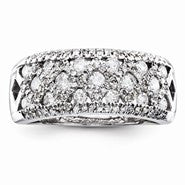 14k White Gold Diamond Ring