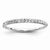 14k White Gold Diamond Wedding Band