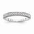 14k White Gold Diamond Wedding Band