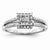 14k White Gold Diamond Ring