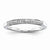 14k White Gold Diamond Wedding Band