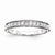 14k White Gold Diamond Wedding Band