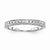 14k White Gold Diamond Wedding Band