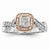 14k Two-tone Diamond Ring