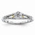 14k Two-tone Diamond Engagement Ring