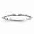 14k White Gold Plain Wedding Band