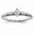 14k White Gold Diamond Engagement Ring