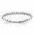 14k White Gold Diamond Wedding Band