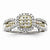 14k Two-tone Diamond Ring