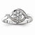 14k White Gold Diamond Ring