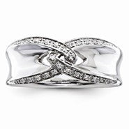 14k White Gold Diamond Ring