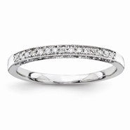 14k White Gold Diamond Ring