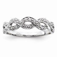 14k White Gold Diamond Ring