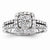 14k White Gold Diamond Engagement Ring