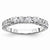 14k White Gold Diamond Band Ring