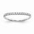 14k White Gold Diamond Band Ring