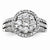 14k White Gold Diamond Ring