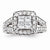 14k White Gold Diamond Engagement Ring