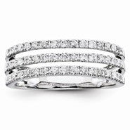 14k White Gold Diamond Ring