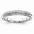 14k White Gold Diamond Band Ring