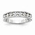 14k White Gold Diamond Wedding Band