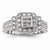 14k White Gold Diamond Ring