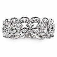 14k White Gold Diamond Ring