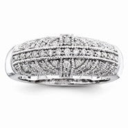 14k White Gold Diamond Ring