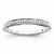 14k White Gold Diamond Wedding Band