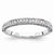 14k White Gold Diamond Wedding Band