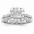 14k White Gold Diamond Ring